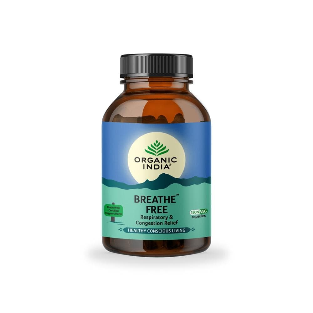 Organic India Breathe Free Capsules - Distacart