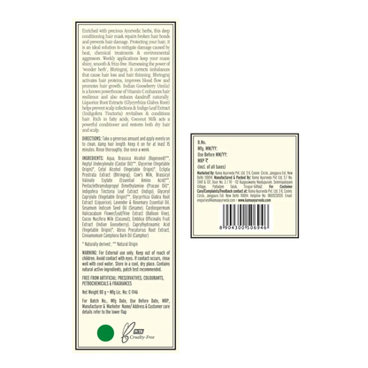Kama Ayurveda Bringadi Intensive Repair Post Wash Hair Mask - Distacart