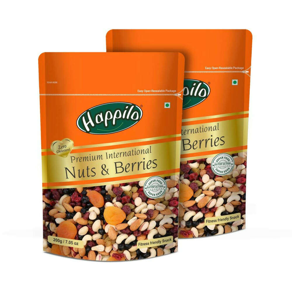 Happilo Healthy & Tasty Premium Nuts and Berries Mix - Distacart