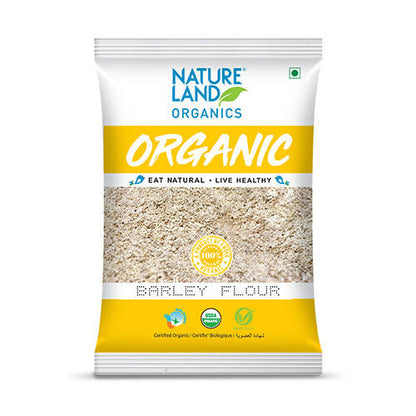 Nature Land Organics Barley Flour - Distacart