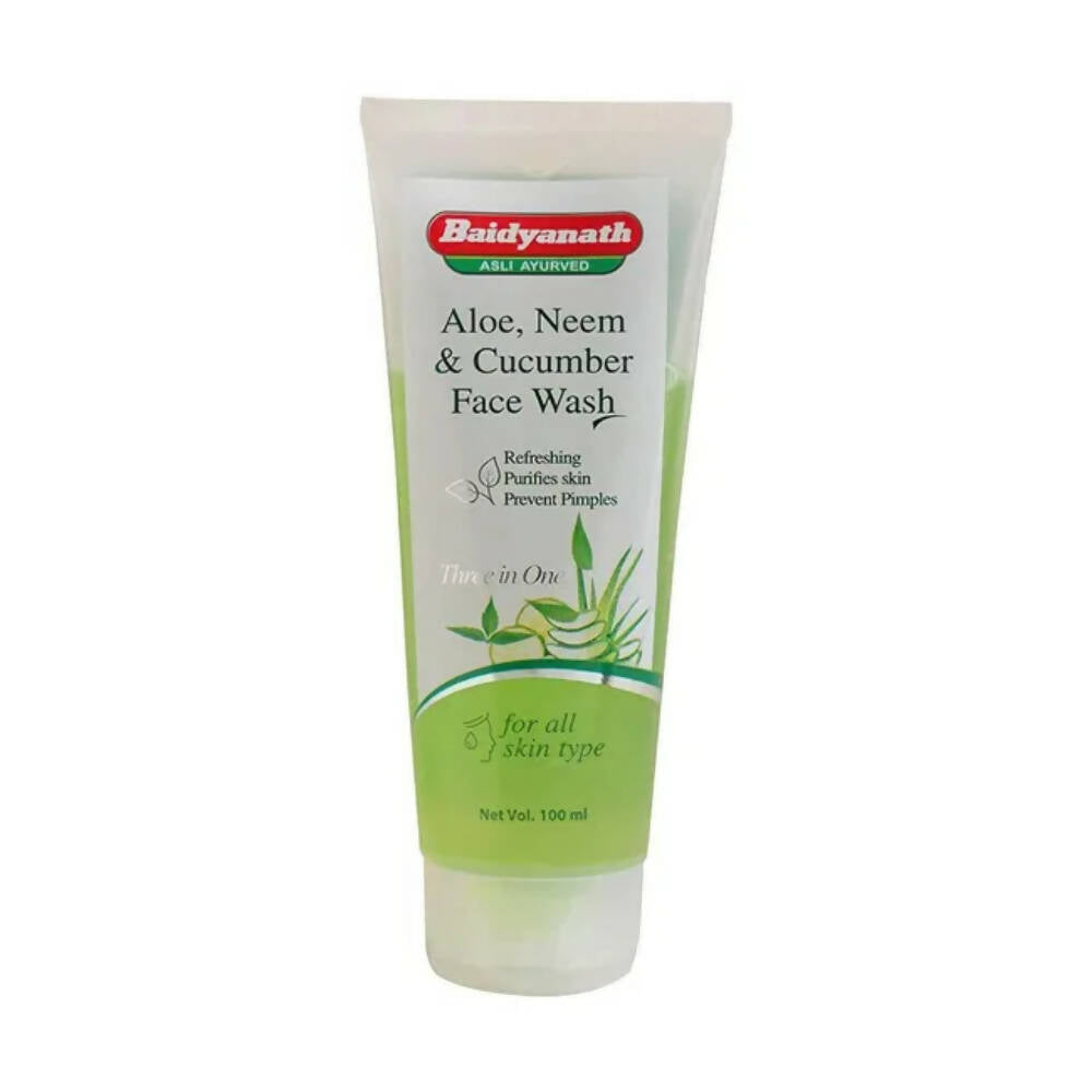 Baidyanath Jhansi Aloe, Neem & Cucumber Face Wash - Distacart