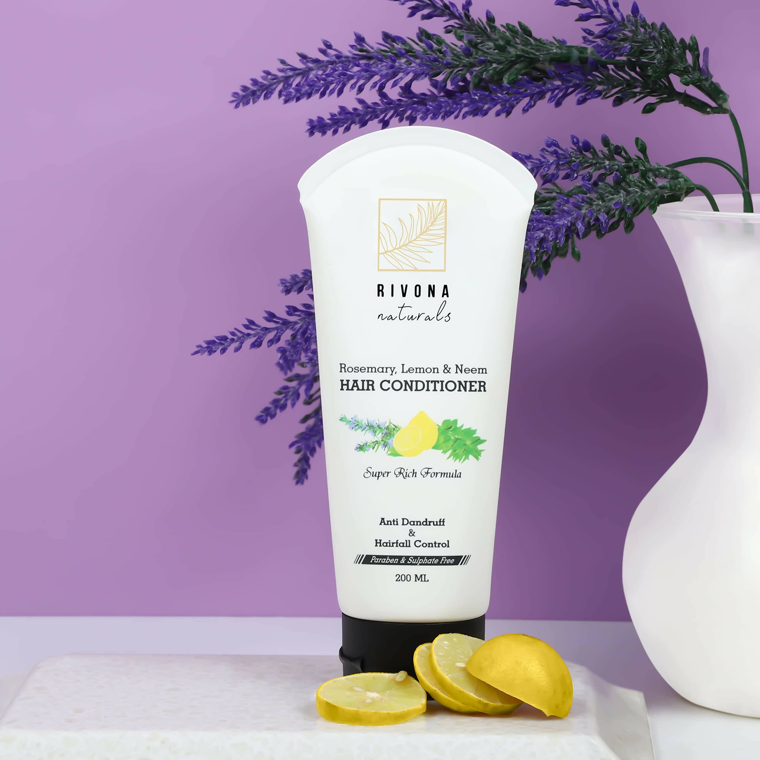 Rivona Naturals Rosemary, Lemon & Neem Hair Conditioner - Distacart