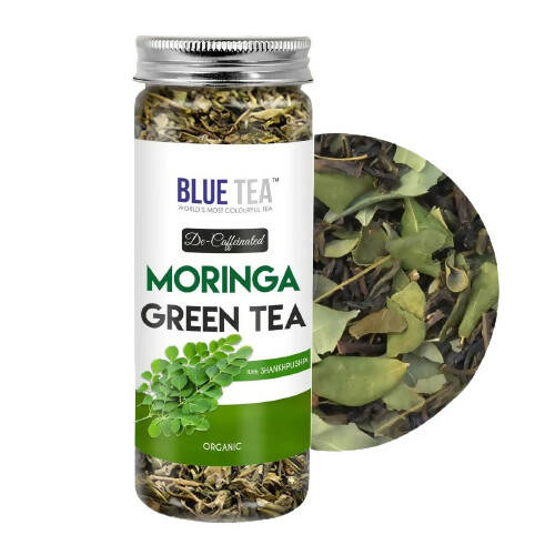 Blue Tea Organic Moringa Green Tea - Distacart