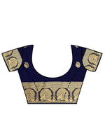 Thumbnail for Mimosa Women's Pink Mysore Silk Crepe Saree - Distacart