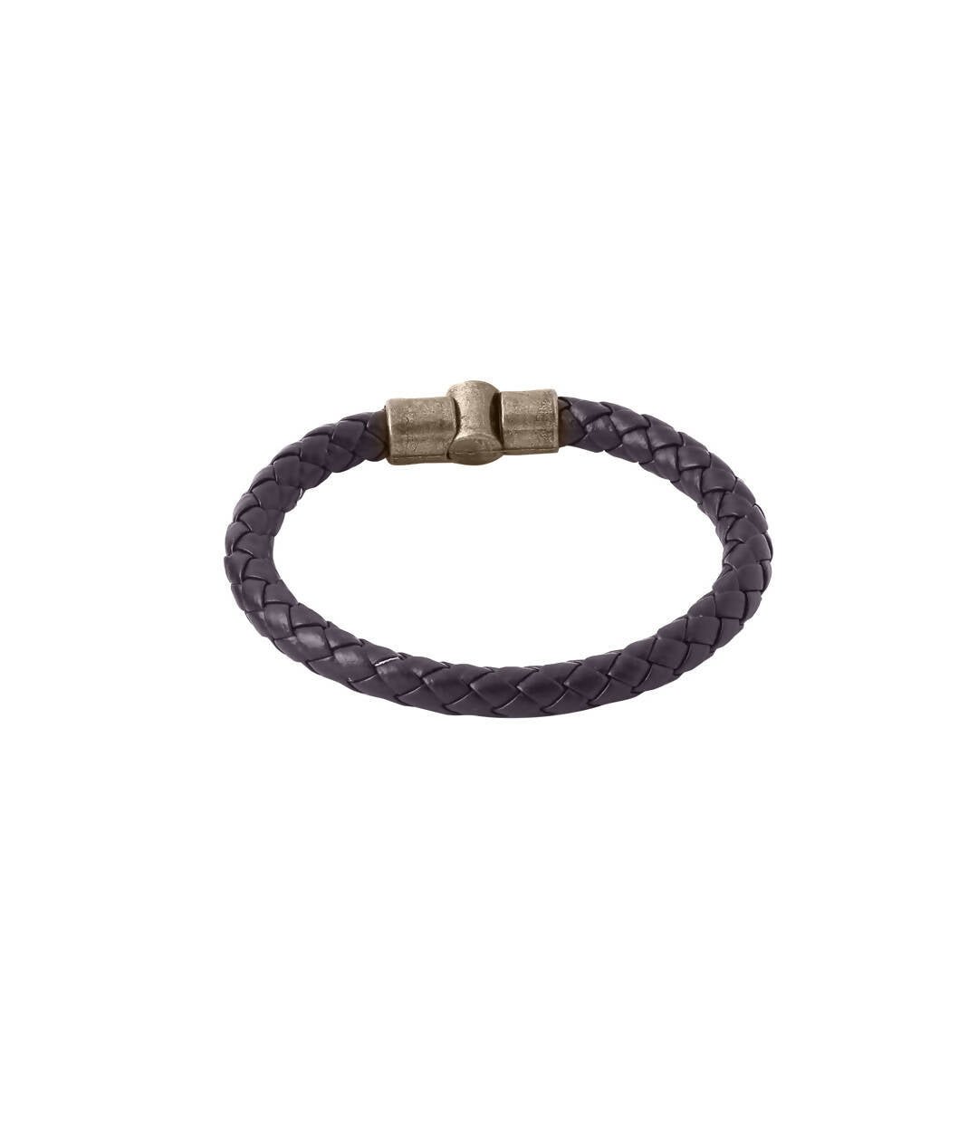 NVR Men's Brown Leather Bracelet - Distacart