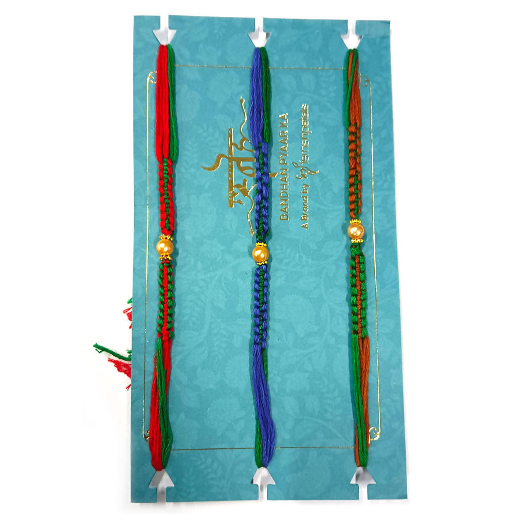 Rakhi With Pearl Combo - Distacart