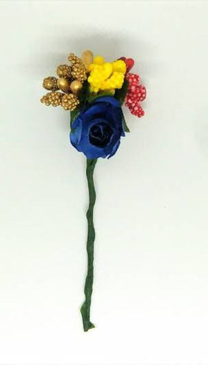 Beautiful Multicolor Flower Hair Brooches