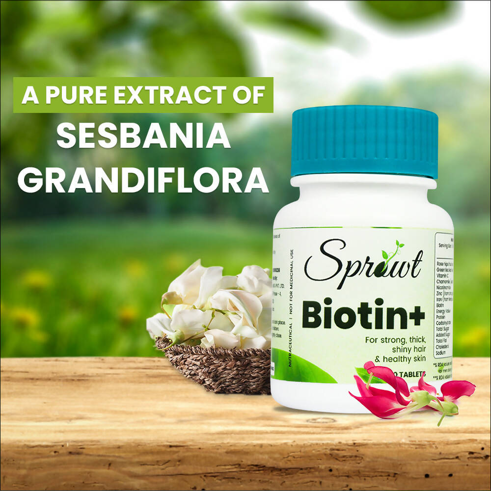Sprowt Biotin+ Tablets - Distacart