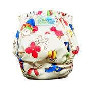 Thumbnail for Kindermum Nano Aio Cloth Diaper With 2 Organic Cotton Inserts- Baby Doodle For Kids - Distacart