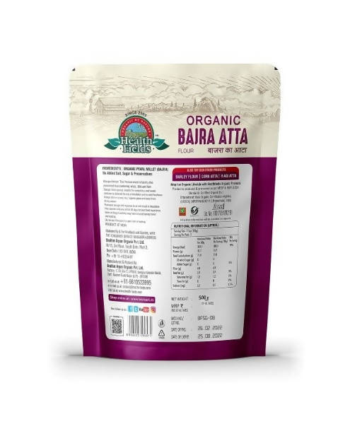 Health Fields Organic Bajra Atta - Distacart