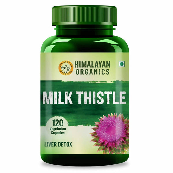 Himalayan Organics Milk Thistle, Liver Detox: 120 Vegetarian Capsules