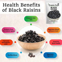 Thumbnail for Pramix Food Black Raisins Dry Black Kismis - Distacart