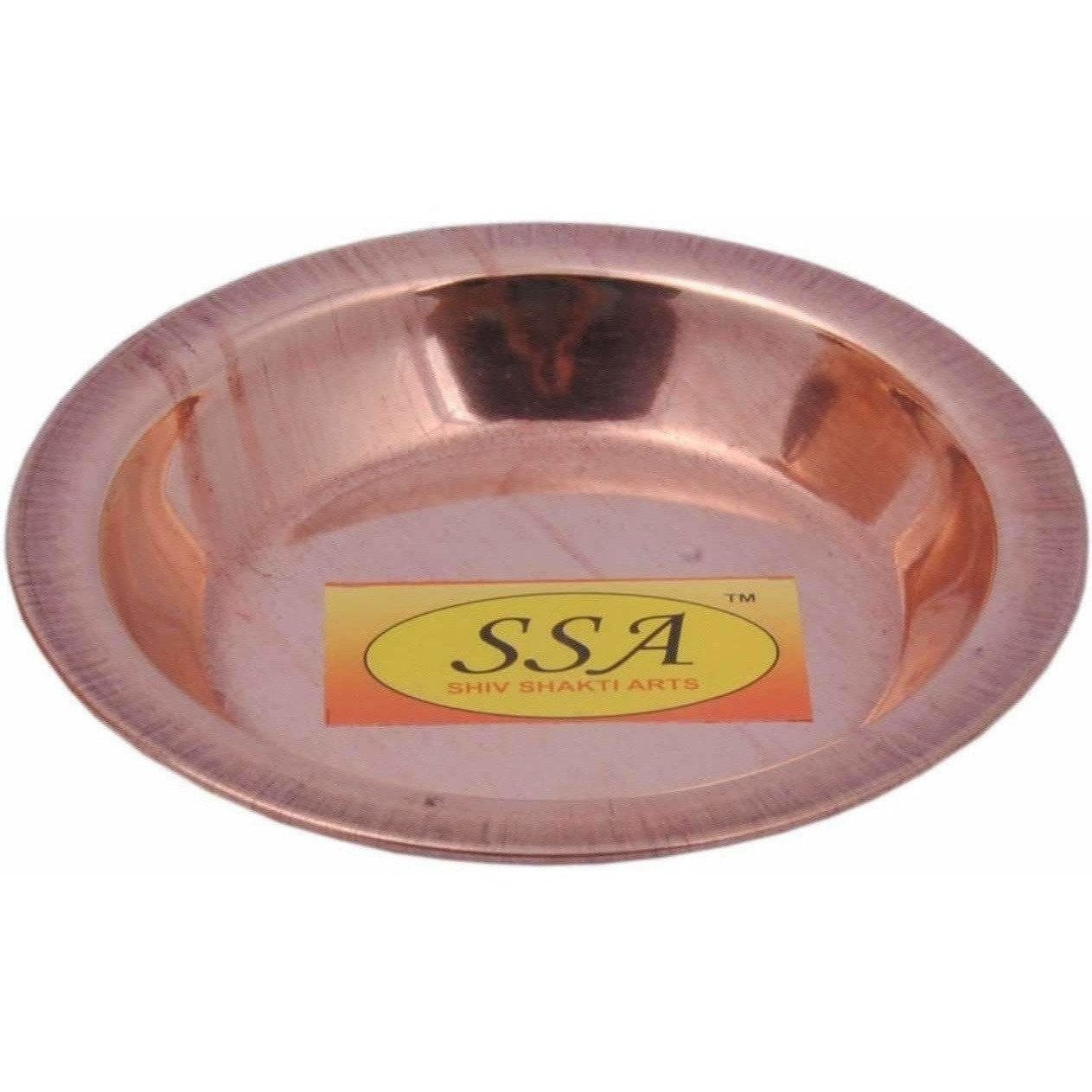 Handmade Pure Copper Kalash Lota With Lid Copper Kalash  (Height: 6.5 inch, Brown) - Distacart