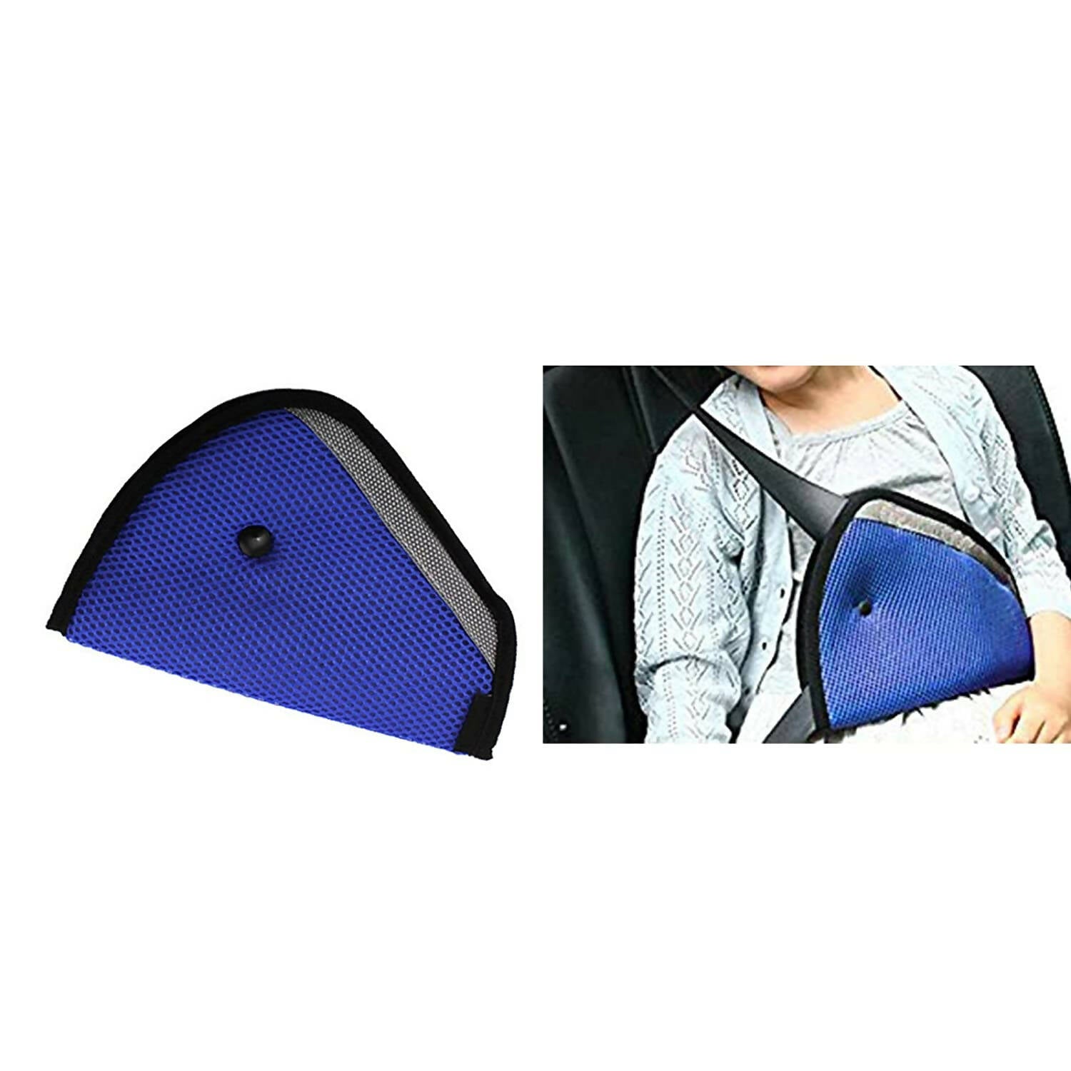 Safe-O-Kid Car Safety Essential, Seat Belt Holder/Shortener For Toddlers, Blue - Distacart