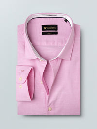 Thumbnail for INVICTUS Men Pink Slim Fit Solid Formal Shirt - Distacart
