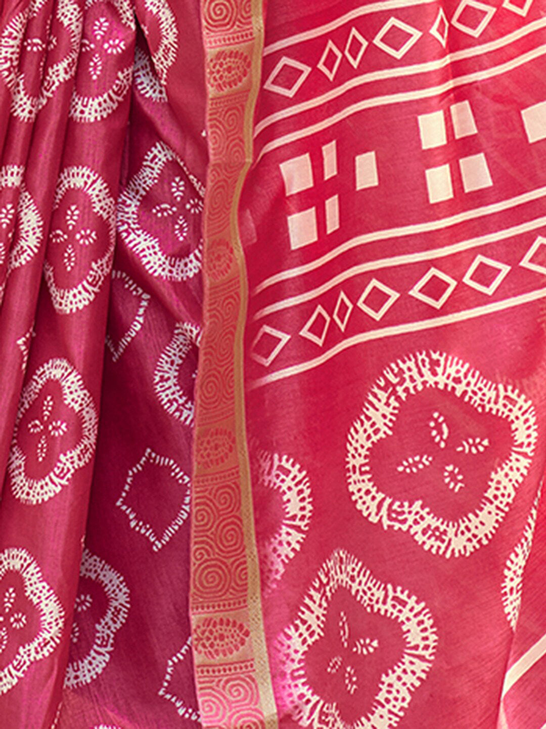 Kalini Zari Art Silk Jamdani Saree - Distacart