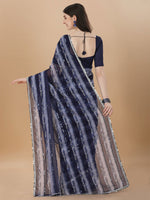 Thumbnail for Kalini Embellished Sequinned Pure Georgette Saree - Distacart