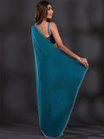 Thumbnail for Koskii Embellished Beads and Stones Satin Saree - Distacart