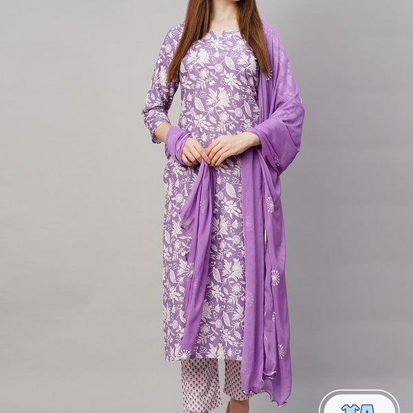 Kalini Women Ethnic Motifs Printed Regular Kurta with Trousers & Dupatta - Distacart