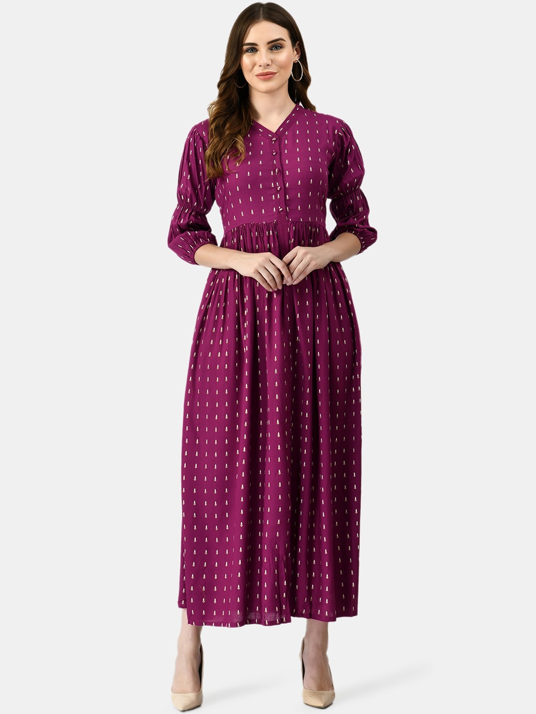 Kalini Geometric Maternity Kurta - Distacart
