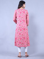 Thumbnail for HERE&NOW Printed Straight Regular Fit Kurta - Distacart