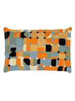 Thumbnail for Story@home Orange & White Geometric Microfiber 180 TC Bedsheet With Pillow Cover - Distacart