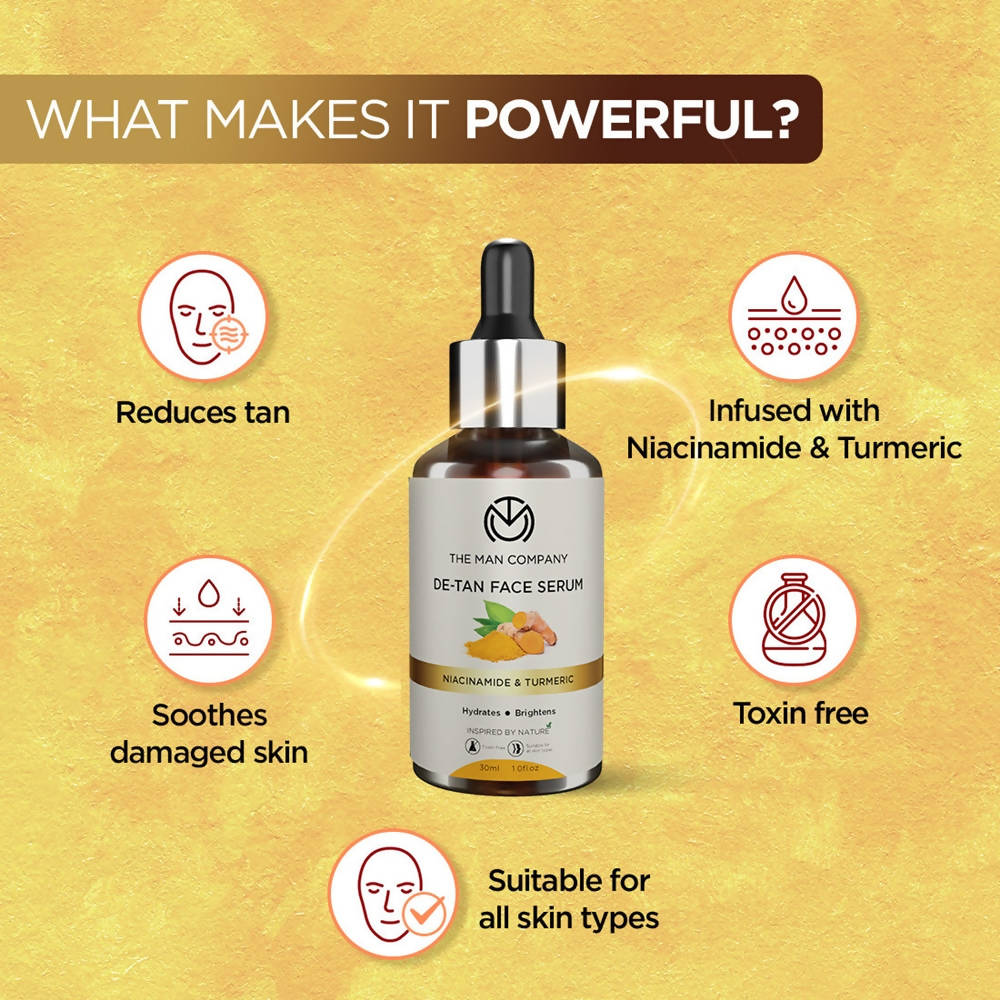 The Man Company De-Tan Face Serum - Distacart