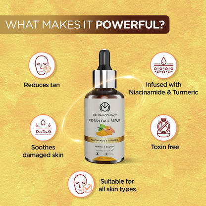 The Man Company De-Tan Face Serum - Distacart
