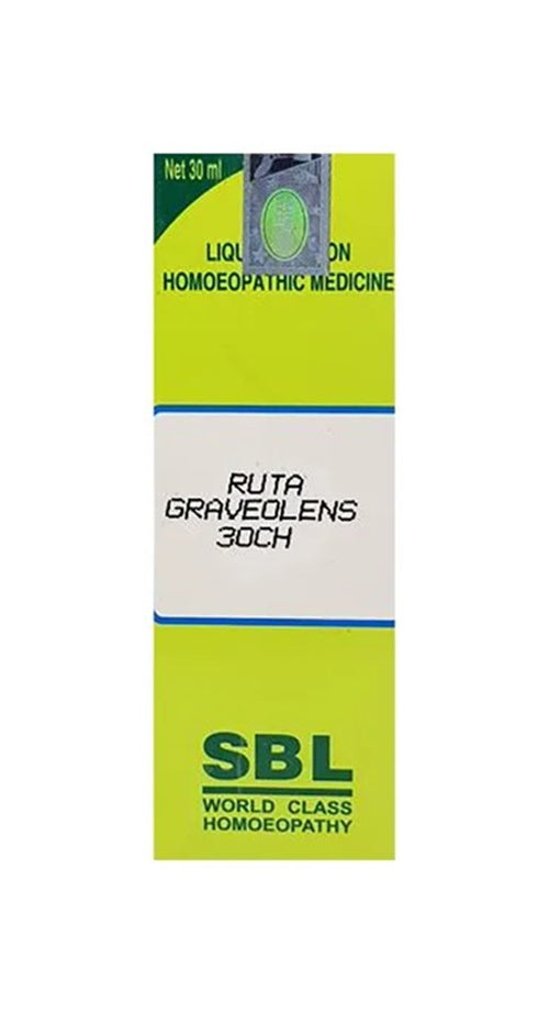 SBL Homoepathy Ruta Graveolens Dilution- 30 CH/ 30 ml