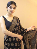 Thumbnail for Kalini Ethnic Motifs Woven Design Silk Cotton Banarasi Saree - Distacart