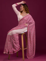 Thumbnail for Koskii Paisley Embroidered Saree - Distacart