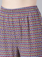 Thumbnail for Kalini Floral Printed Gotta Patti Pure Cotton Kurta with Trousers & Dupatta - Distacart