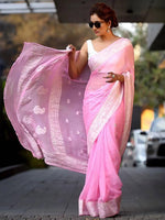 Thumbnail for Kalini Woven Design Zari Banarasi Saree - Distacart