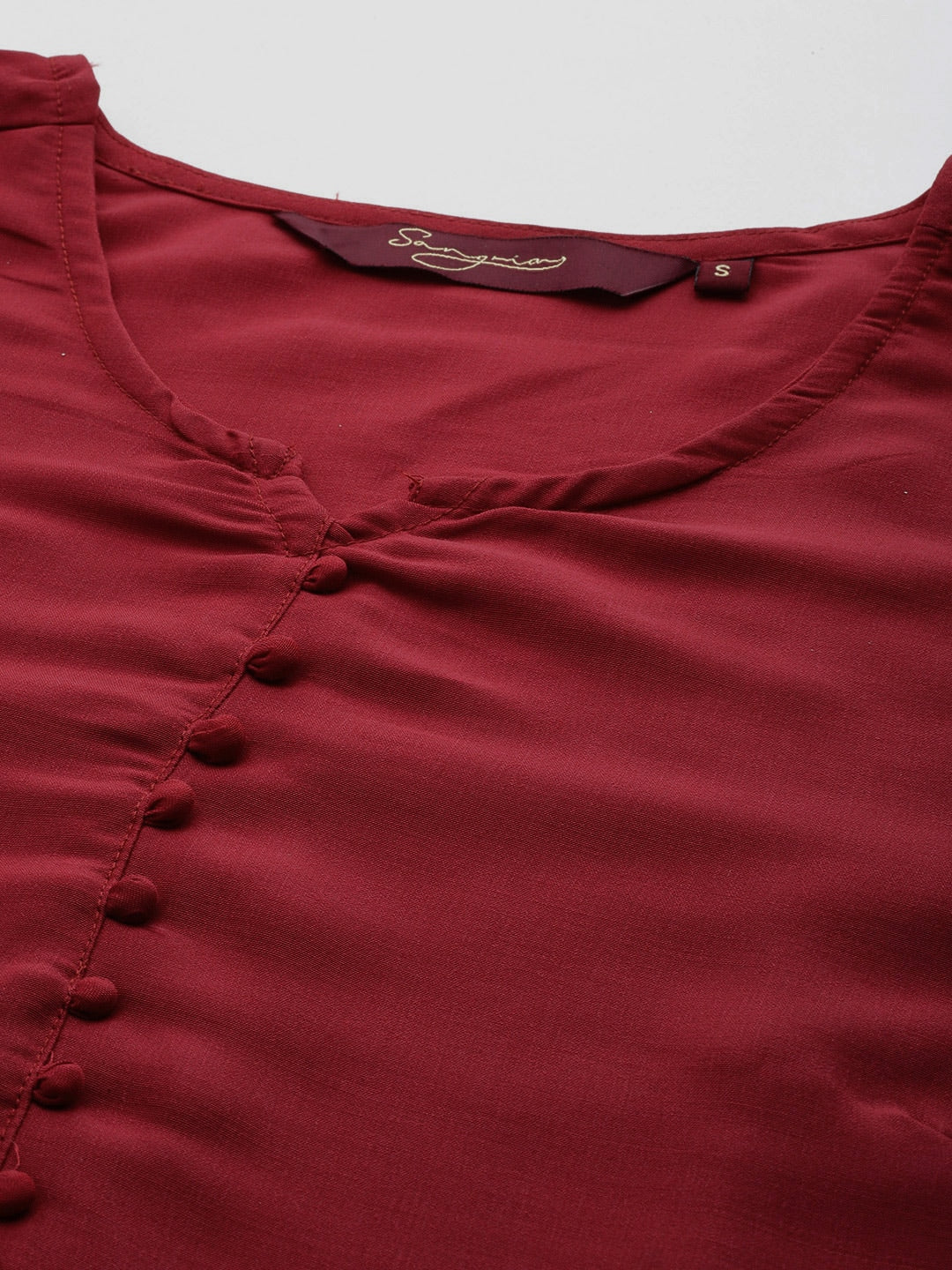 Sangria Regular Kurta with Trousers & Dupatta - Distacart