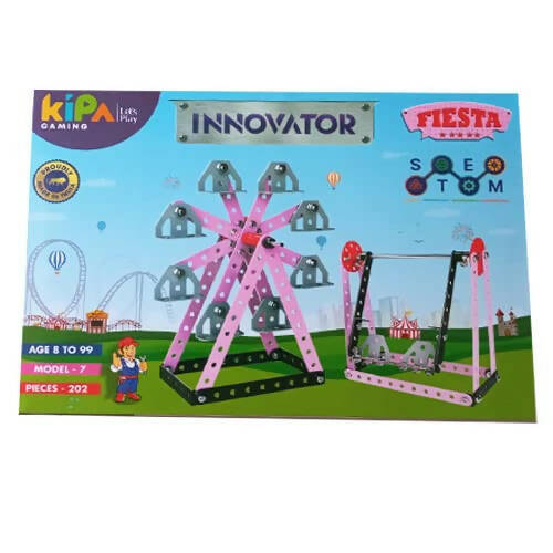 Kipa Innovator Fiesta 202 Pcs Model No-7 Kids Special Development Toy - Distacart