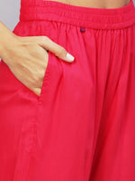 Thumbnail for Kalini Printed Anarkali Gotta Patti Kurta With Trousers & Dupatta - Distacart