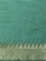 Thumbnail for Kalini Rama Woven Design Embellished Zari Silk Blend Banarasi Saree - Distacart