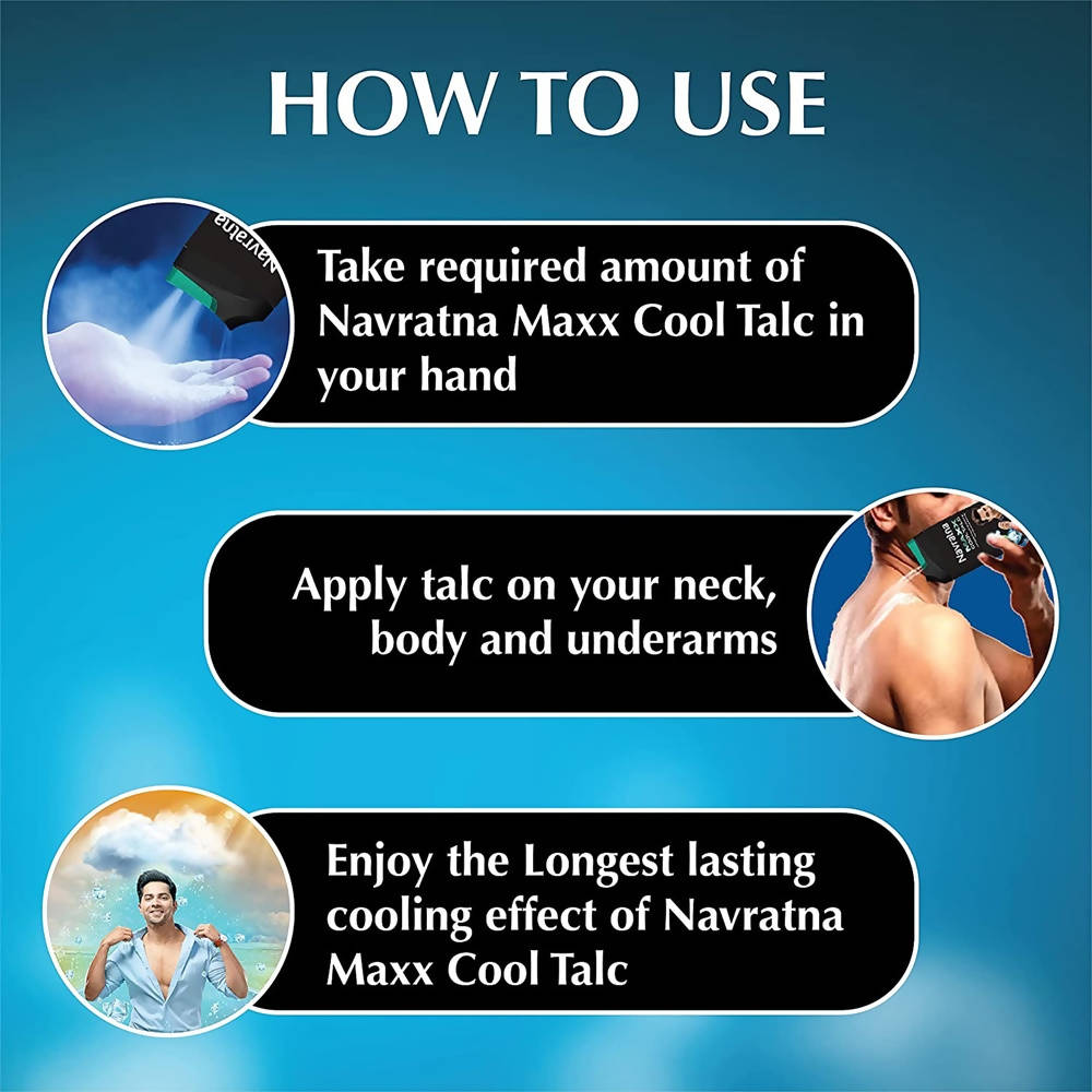 Ponds Navratna Maxx Cool Talc How To Use