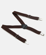 Thumbnail for Manet Boys Solid Suspenders - Brown - Distacart