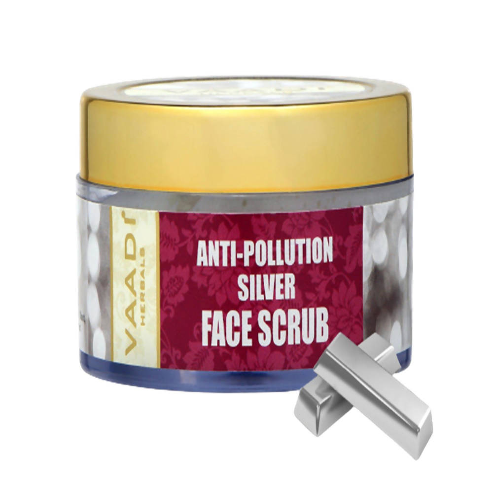 Vaadi Herbals Anti-Pollution Silver Face Scrub - Distacart