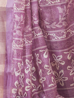 Thumbnail for Kalini Floral Printed Zari Saree - Distacart