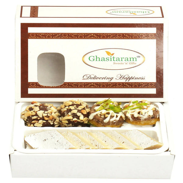 Ghasitaram Assorted Box Pure Kaju Katlis, Dryfruit Sweets - Distacart