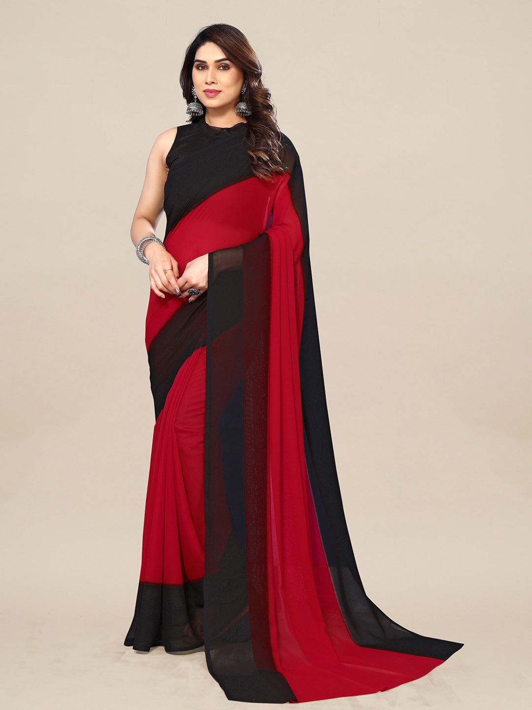 Kalini Pure Georgette Saree - Distacart