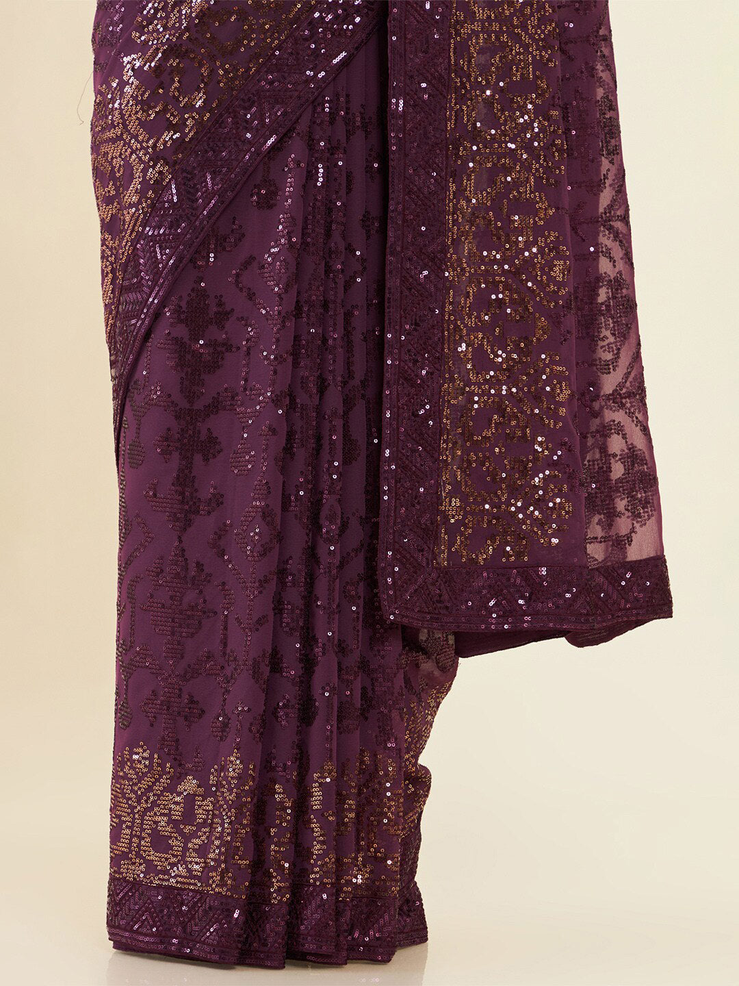 Soch Sequinned Embellished Saree - Distacart