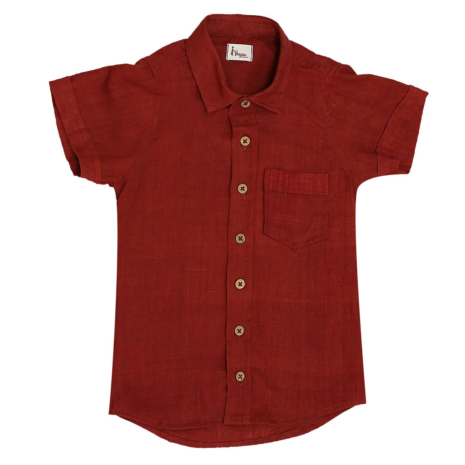 Mhyssa Yellow Dungaree With Round Neck Half Sleeves Maroon Shirt Set - Distacart