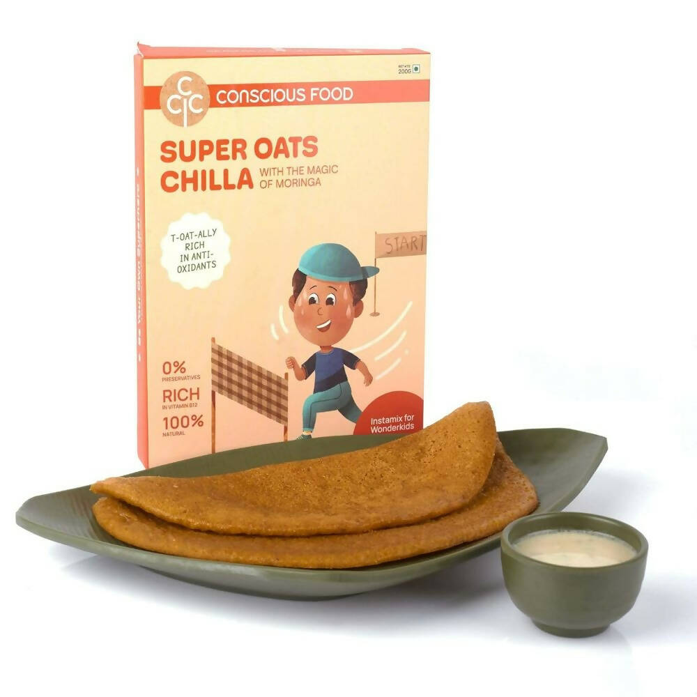 Conscious Food Super Oats Chilla - Distacart