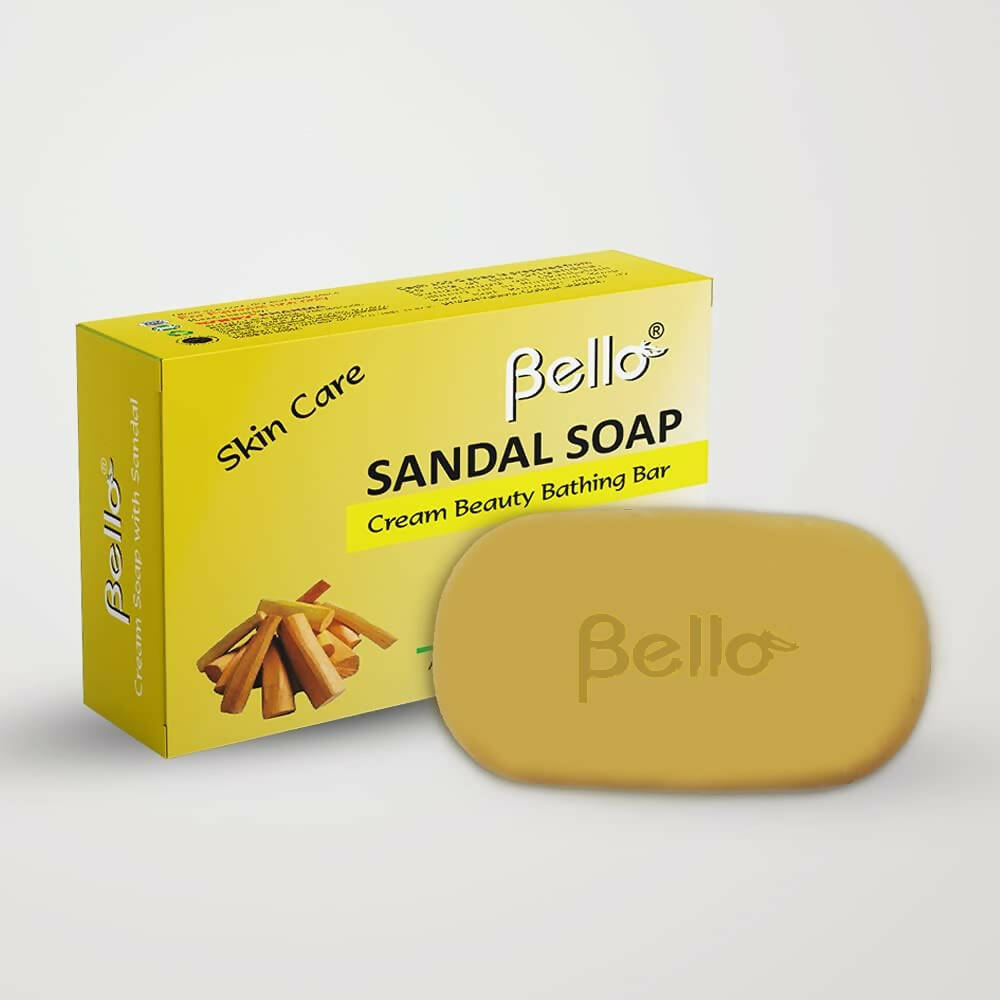 Bello Herbals Sandal Soap Cream Beauty Bathing Bar - Distacart