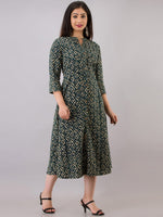 Thumbnail for Kalini Women Grey & Beige Ethnic Motifs Printed Thread Work Fusion Kurta - Distacart