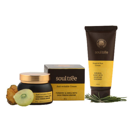 Soultree Hand And Foot Cream & Anti Wrinkle Cream Set