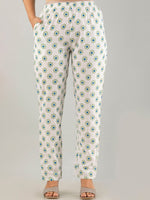 Thumbnail for Kalini Floral Printed Pleated Gotta Patti Kurta with Trousers - Distacart